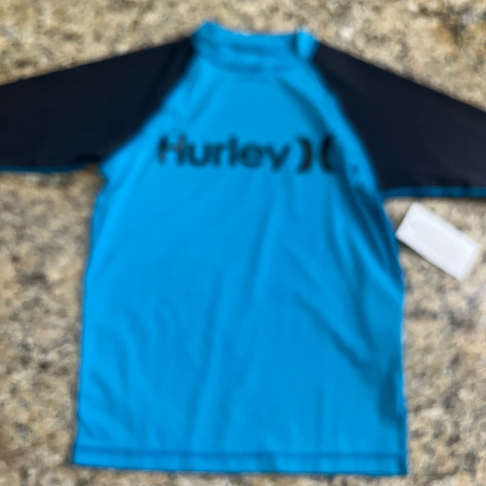 Boys Hurley Rashguard Size Large